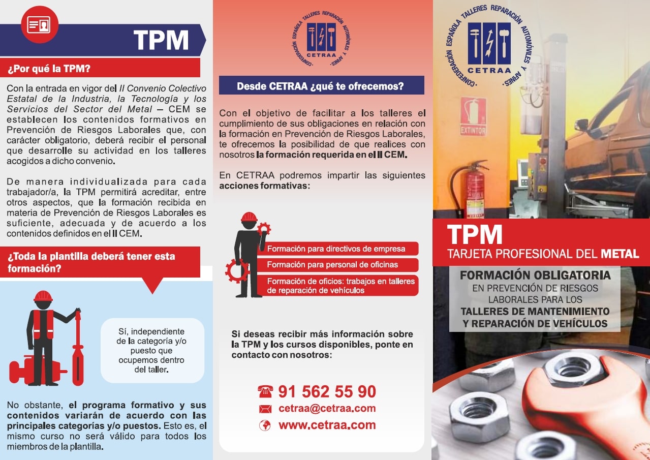 CETRAA ofrecerá cursos en prevención de riesgos laborales