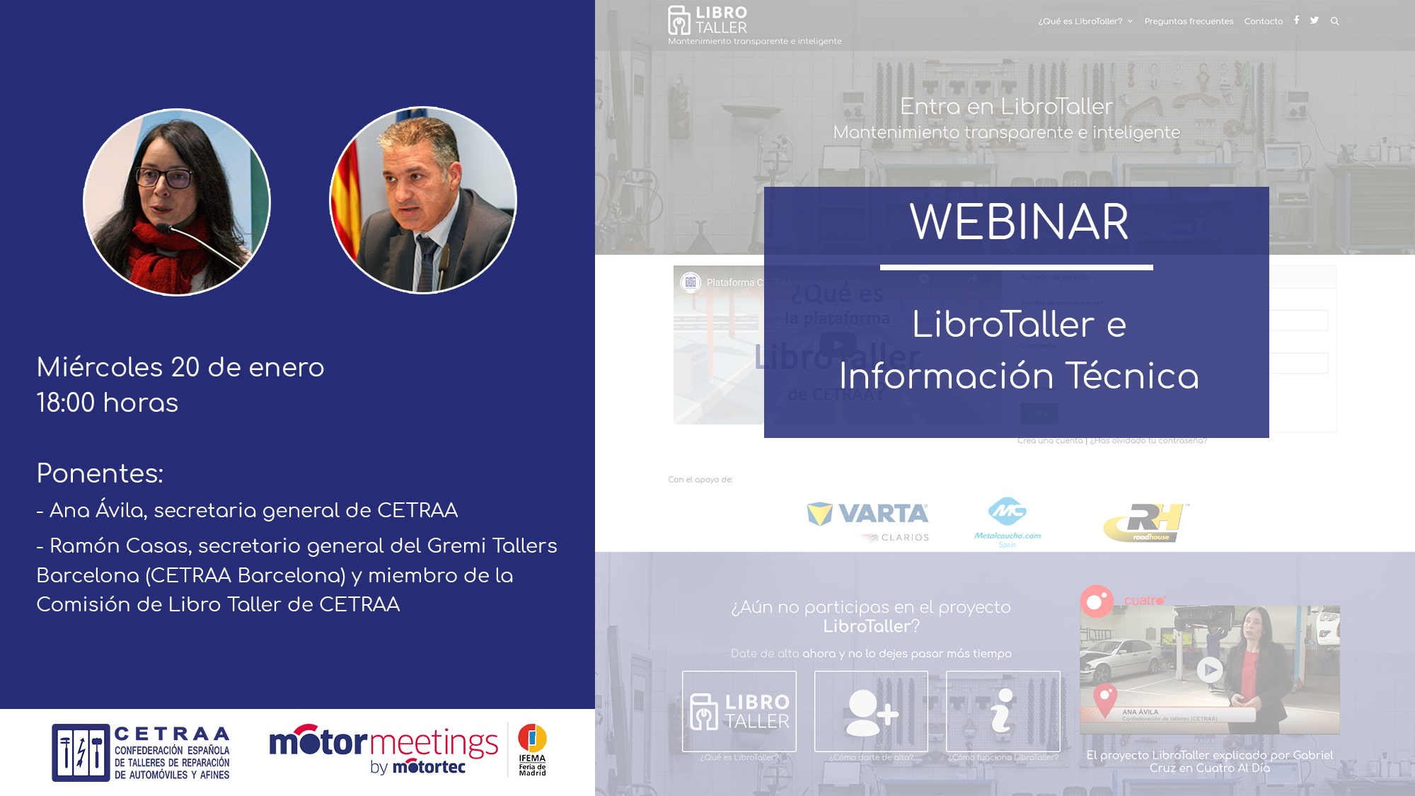 Webinar “LibroTaller e Información Técnica”