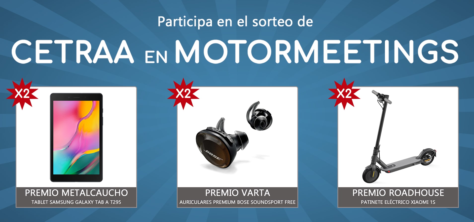 Sorteo CETRAA en Motormeetings