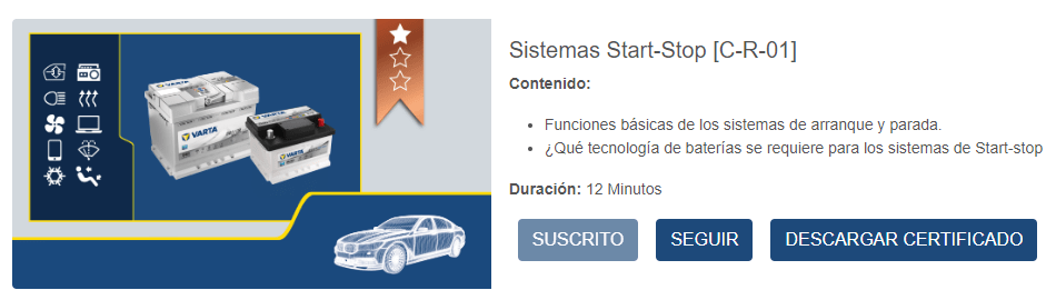 ¿Conoces la plataforma gratuita de E-Learning de VARTA?